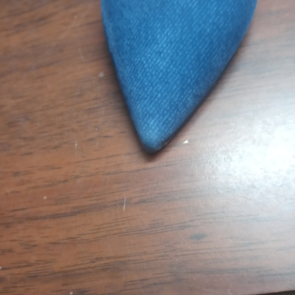 Diane von Furstenberg, Blue high heels, size 8B - Picture 6 of 9